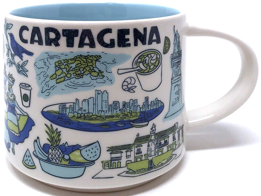 Starbucks Been There Cartagena mug