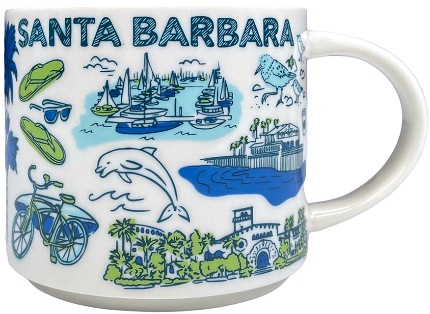 Starbucks Been There Santa Barbara mug
