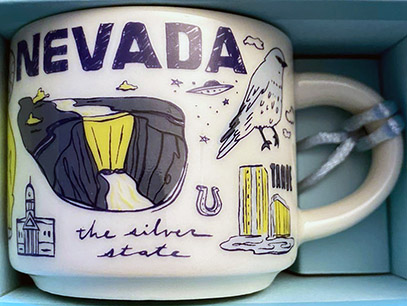 Starbucks Been There Ornament Nevada 2 mug