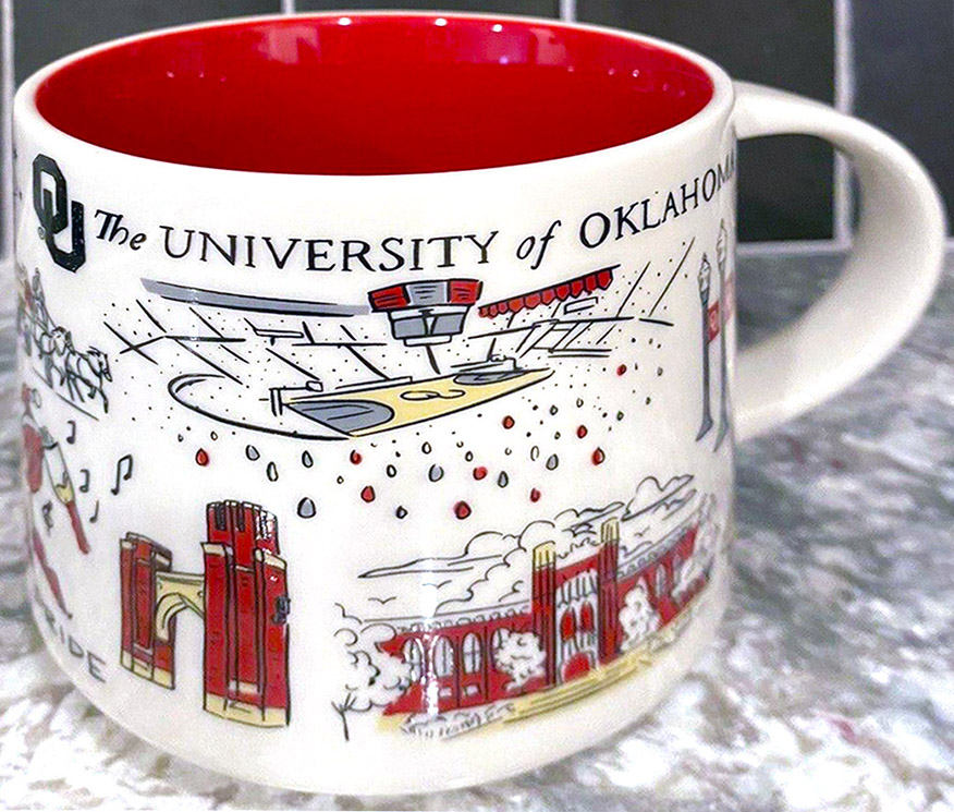 Starbucks Been There The University of Oklahoma mug