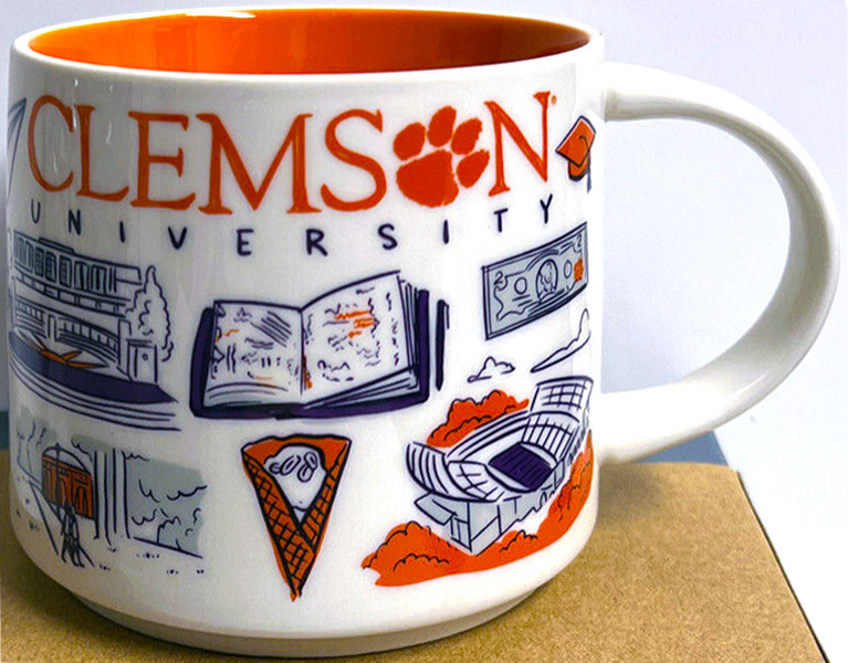 Starbucks Been There Clemson University mug