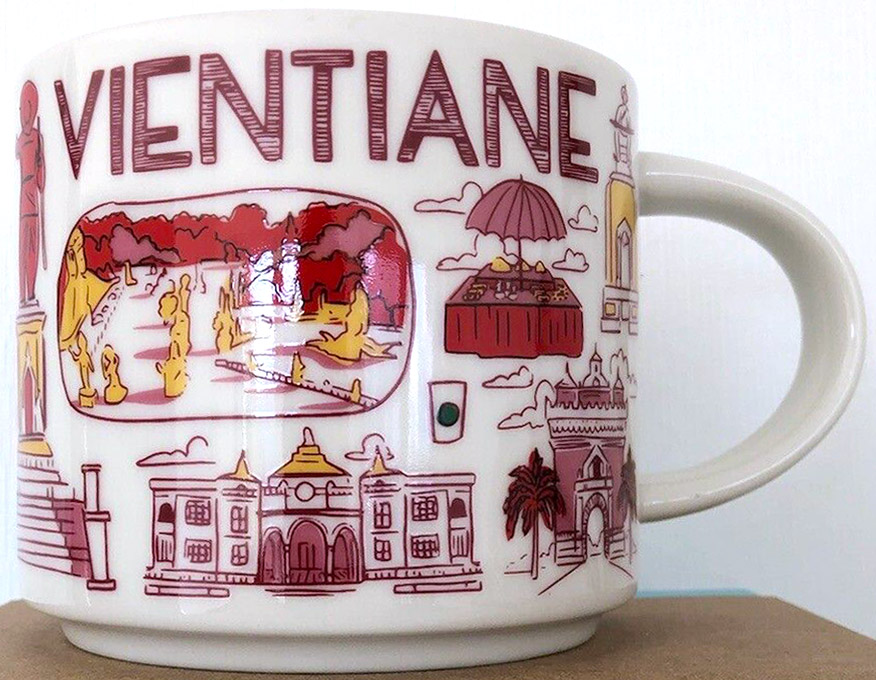 Starbucks Been There Vientiane mug