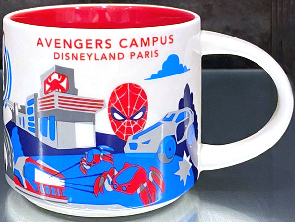 Starbucks You Are Here Avengers Campus Disneyland Paris mug