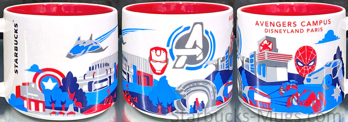 You Are Here – Avengers Campus Disneyland Paris – Starbucks Mugs