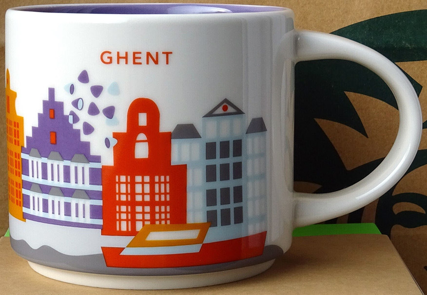 You Are Here Ghent Starbucks Mugs