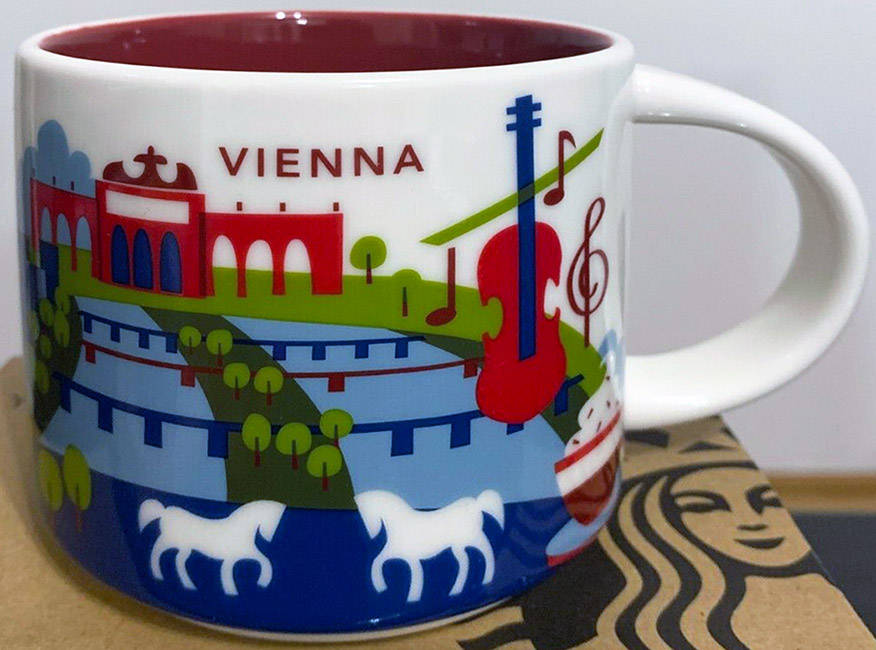 Starbucks You Are Here Vienna 2 mug