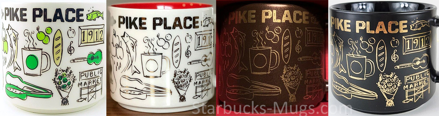 Barista Christmas Pike Place Market Mug Starbucks – Mug Barista