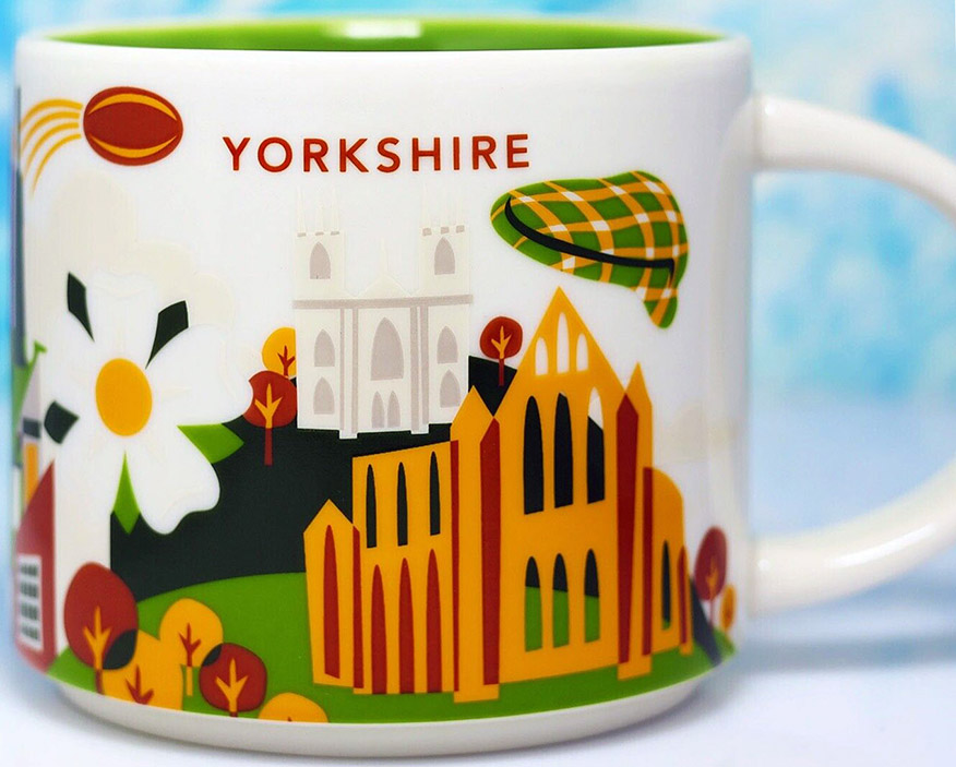 Starbucks You Are Here Yorkshire mug