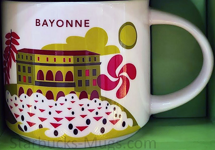 Starbucks You Are Here Bayonne mug