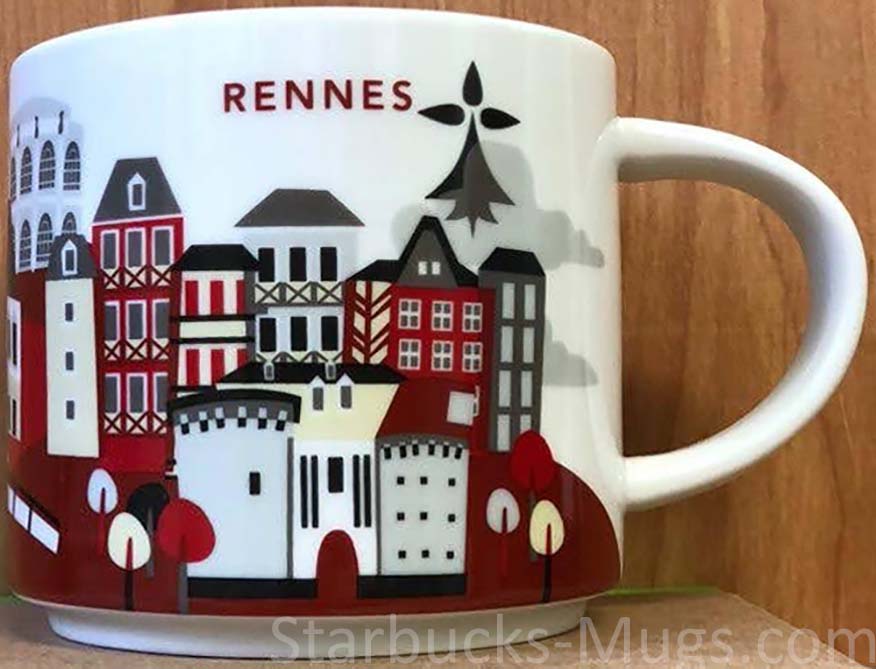 Starbucks You Are Here Rennes mug