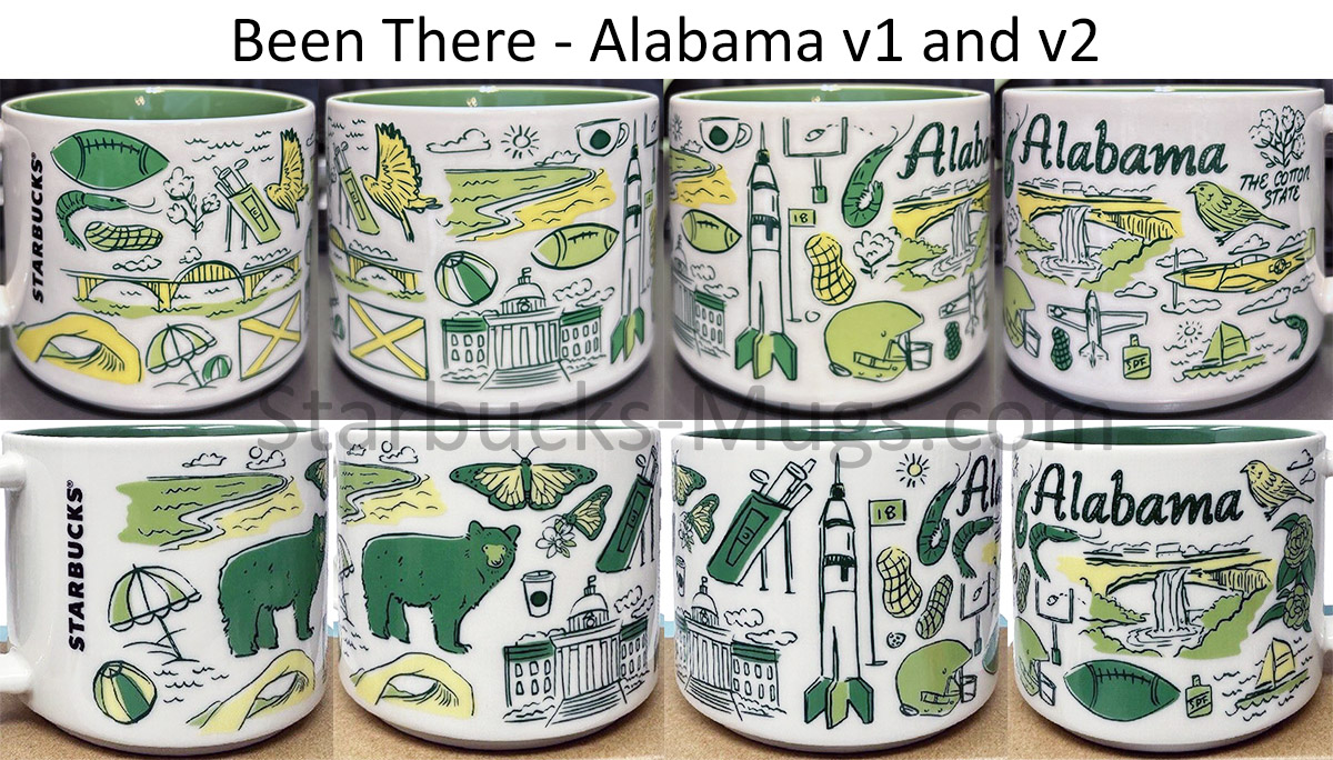 Been There – Alabama – Starbucks Mugs