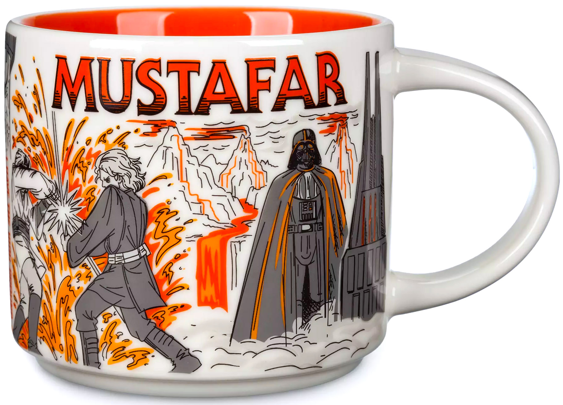 Starbucks Star Wars Been There Mustafar mug