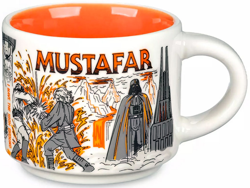 Starbucks Been There Star Wars Ornament Mustafar mug