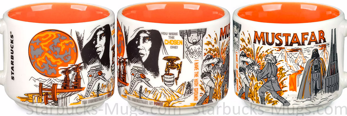 Star Wars Been There – Mustafar – Starbucks Mugs