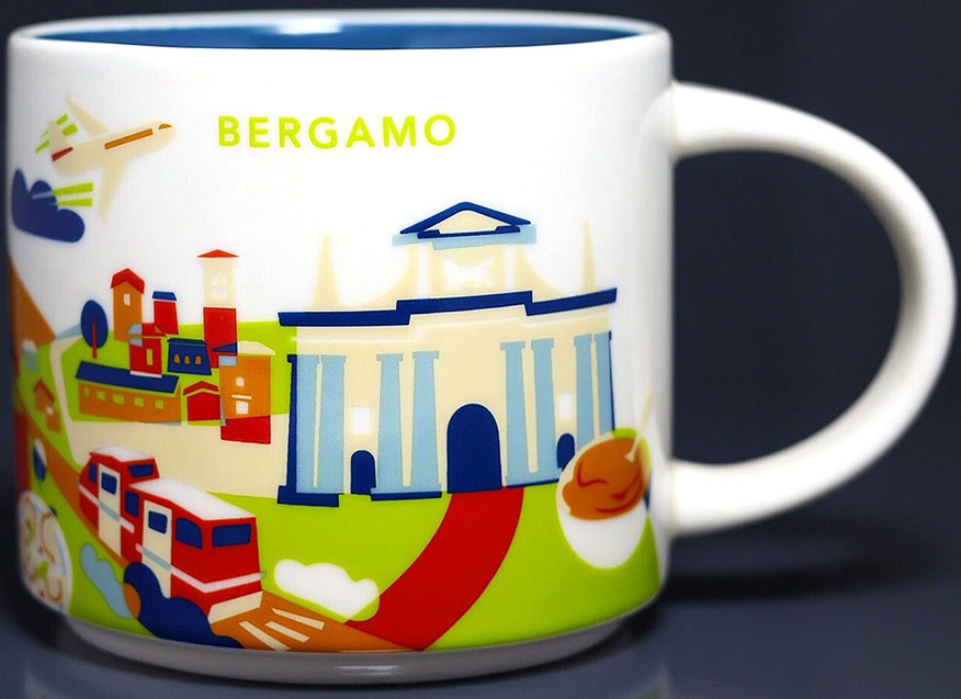 Starbucks You Are Here Bergamo mug