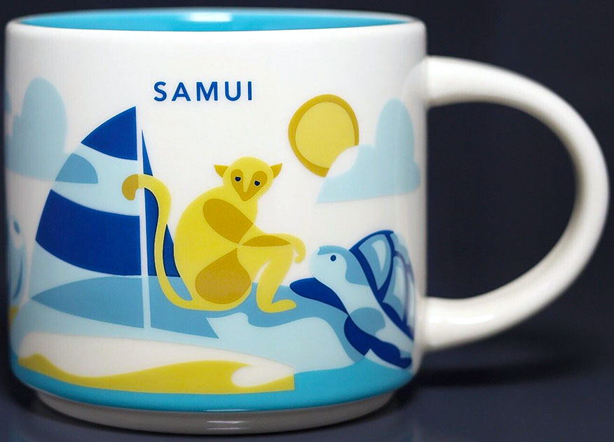 Starbucks You Are Here Samui mug