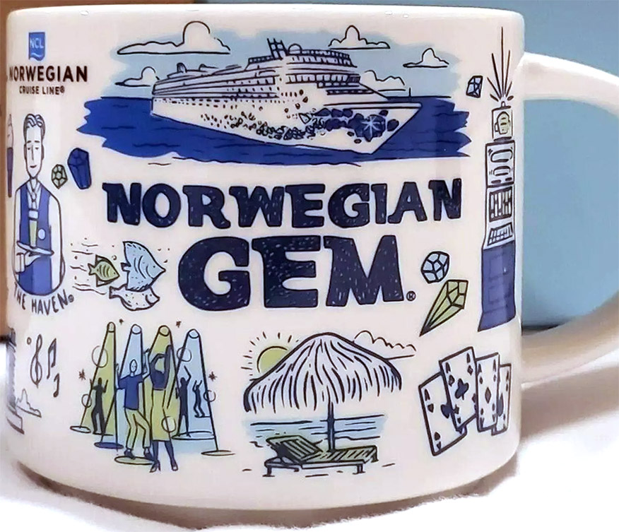 Starbucks Been There Norwegian Gem mug