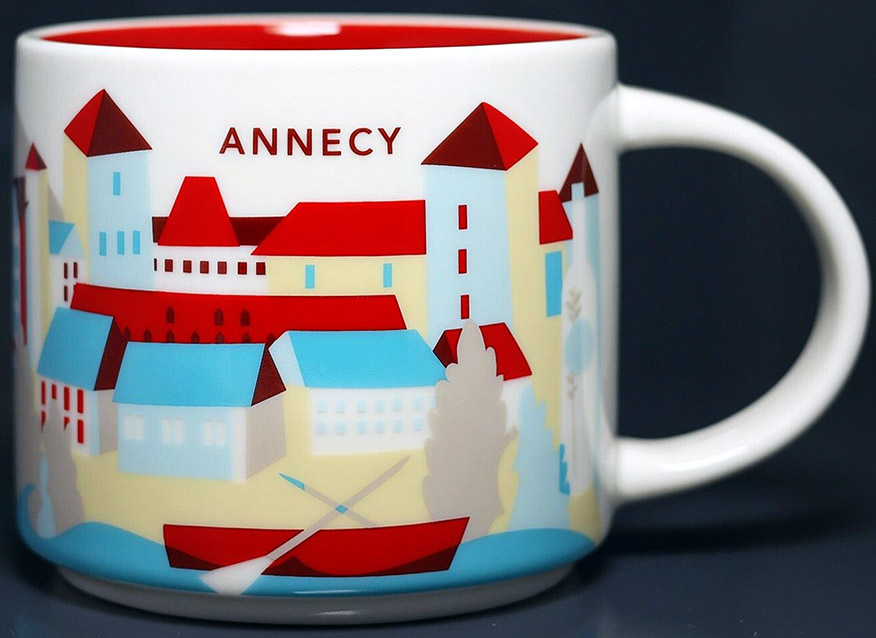 Starbucks You Are Here Annecy mug