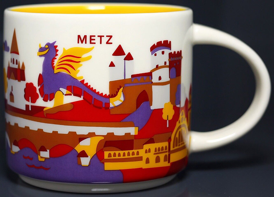 Starbucks You Are Here Metz mug
