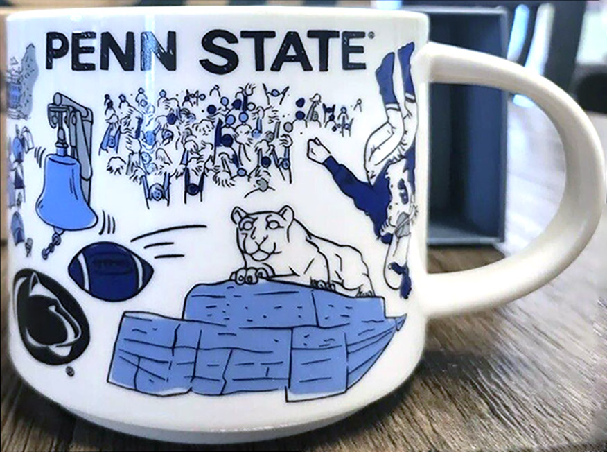 Starbucks Been There Penn State mug