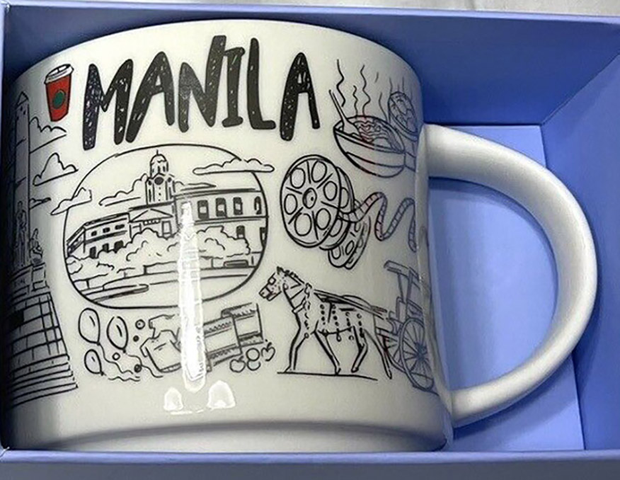 Starbucks Been There Christmas Manila 2 mug