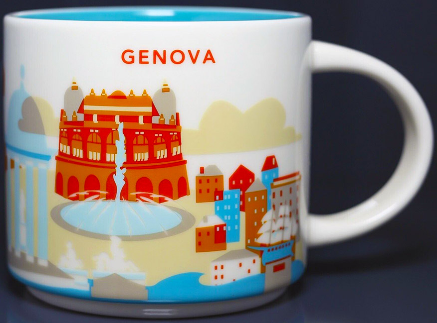 Starbucks You Are Here Genova mug