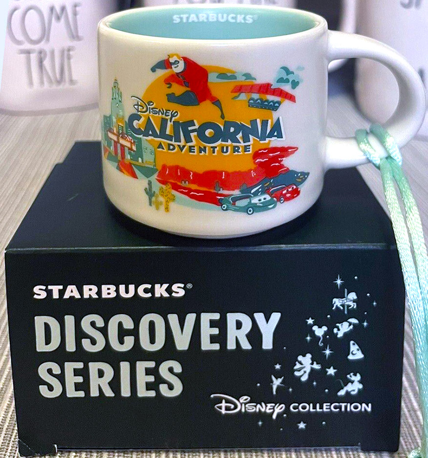 Starbucks Discovery Series Disney Ornament California Adventure mug