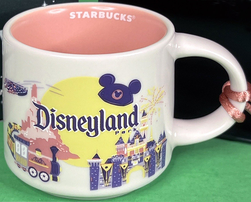 Starbucks Discovery Series Disney Ornament Disneyland Park mug