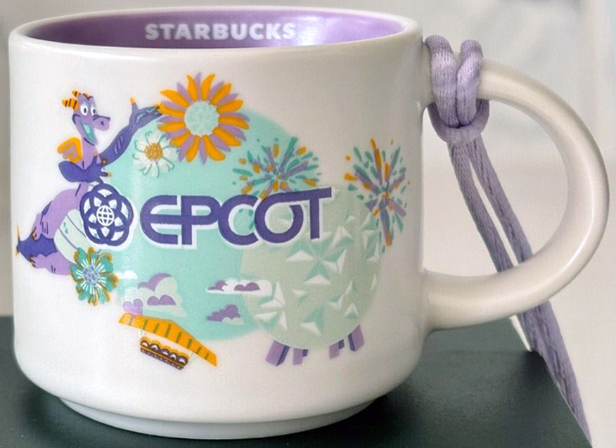 Starbucks Discovery Series Disney Ornament Epcot mug
