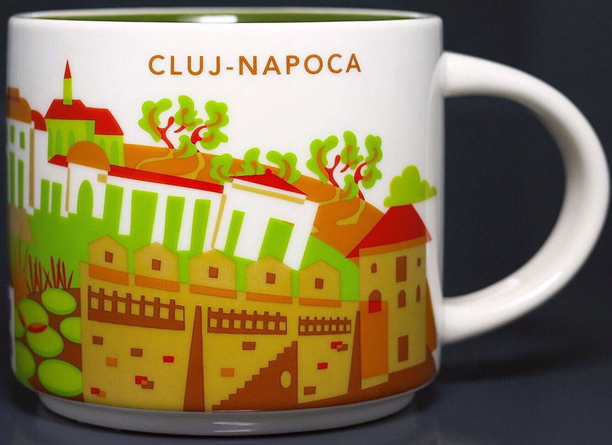 Starbucks You Are Here Cluj-Napoca mug