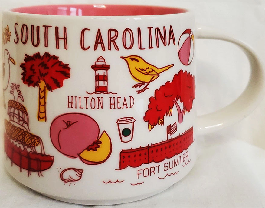 Starbucks Been There South Carolina 2 mug