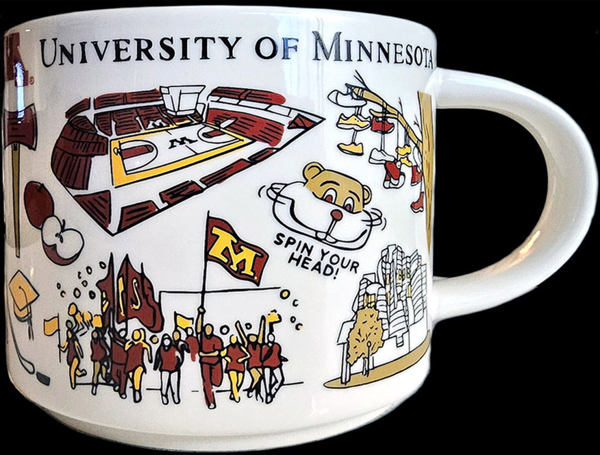 Starbucks Been There University of Minnesota mug