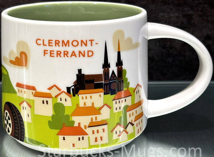 Starbucks You Are Here Clermont-Ferrand mug