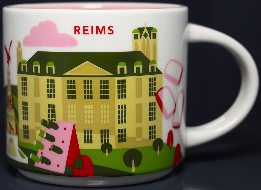 Starbucks You Are Here Reims mug