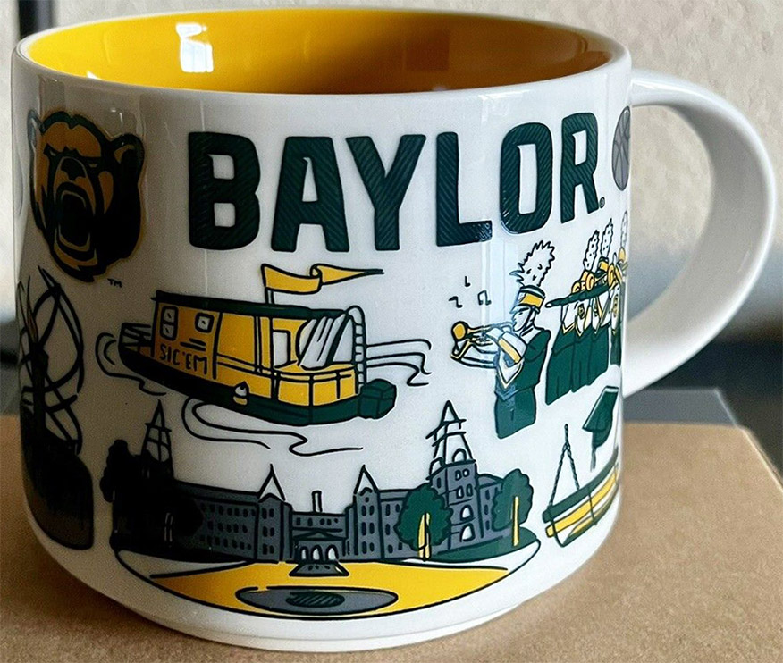Starbucks Been There Baylor mug