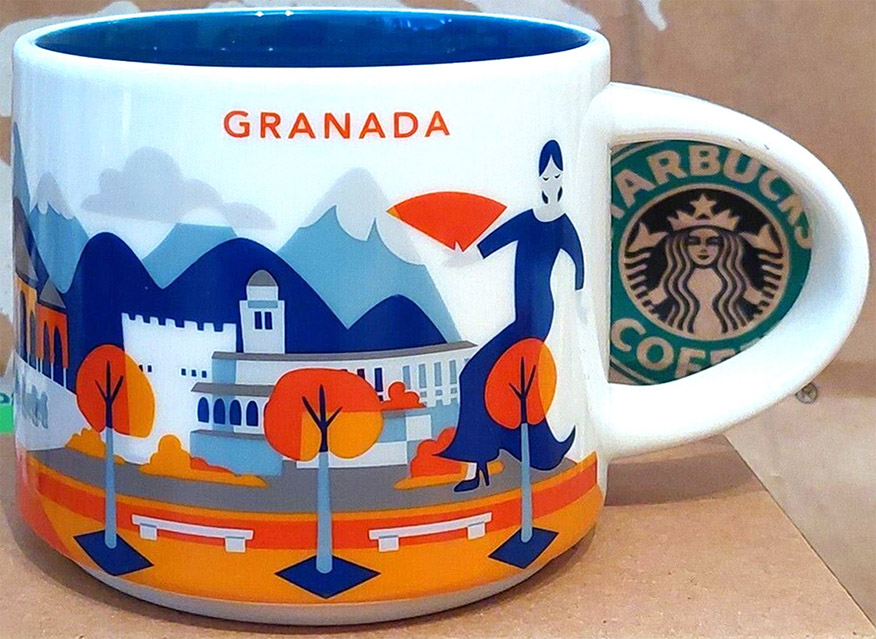 Starbucks You Are Here Granada mug