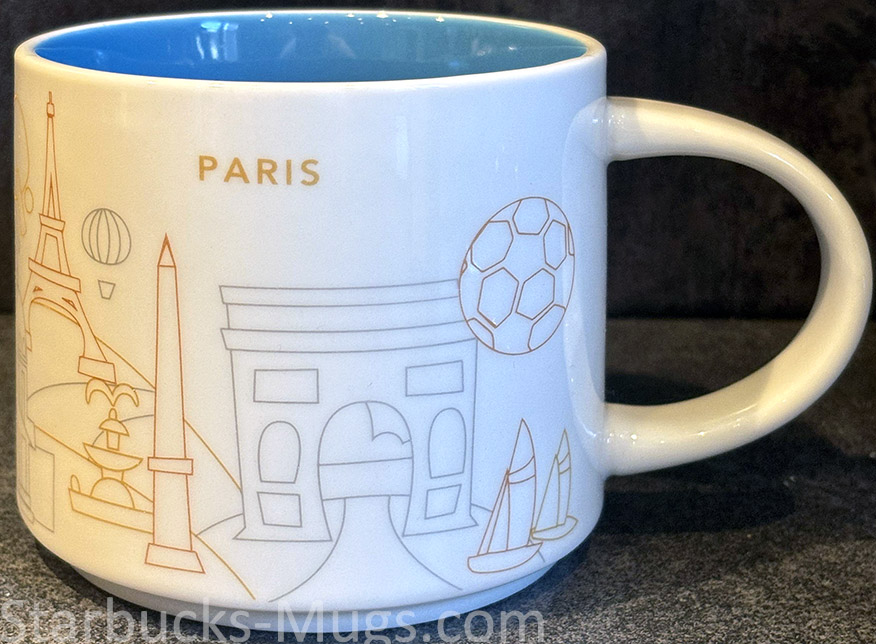 Starbucks You Are Here Paris 2024 Summer Olympics mug