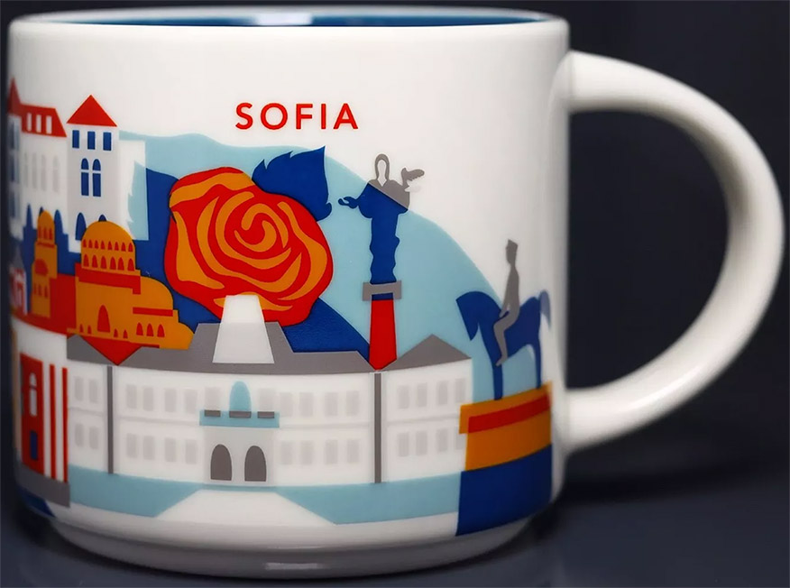 Starbucks You Are Here Sofia mug