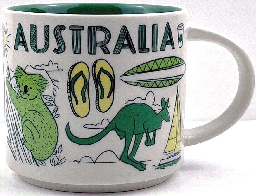 Starbucks Been There Australia mug