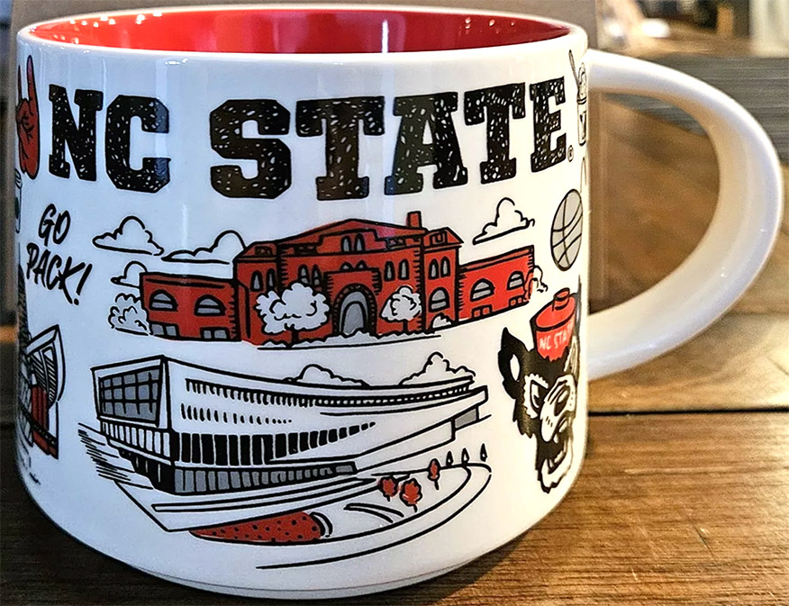 Starbucks Been There NC State mug