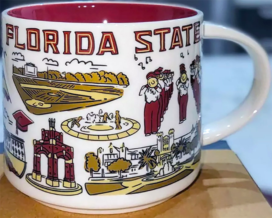 Starbucks Been There Florida State mug