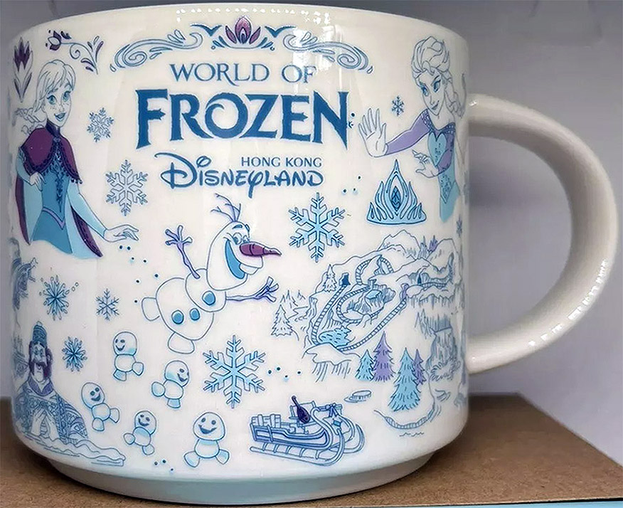 Starbucks Been There Disney World Of Frozen (Hong Kong Disneyland) mug