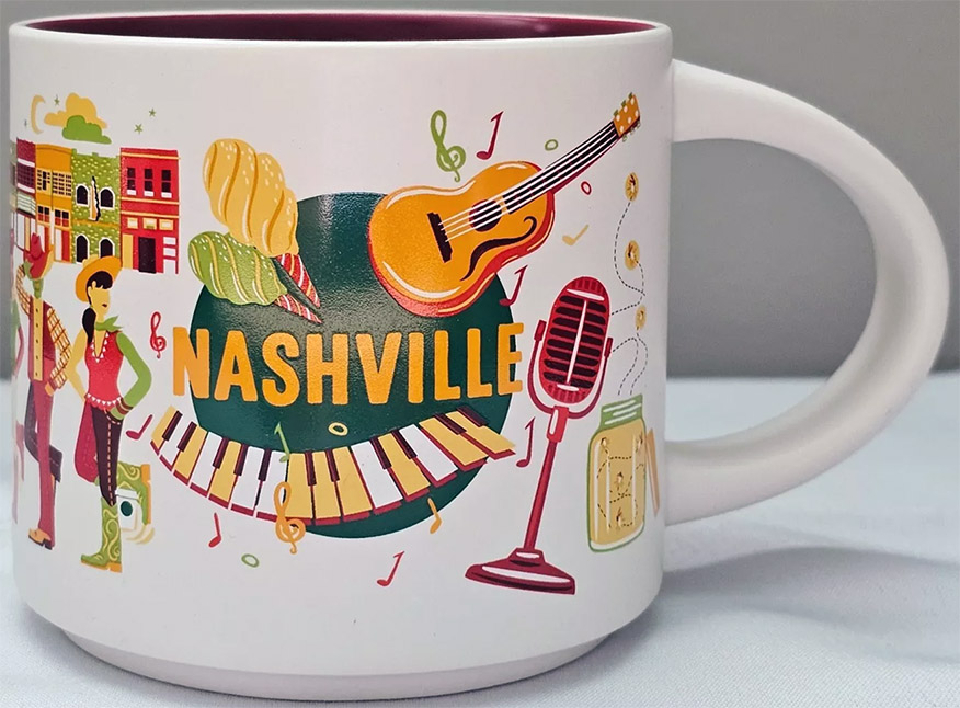 Starbucks Discovery Series Nashville mug