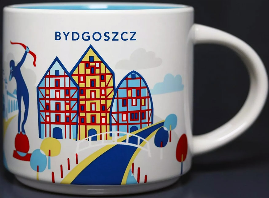 Starbucks You Are Here Bydgoszcz mug