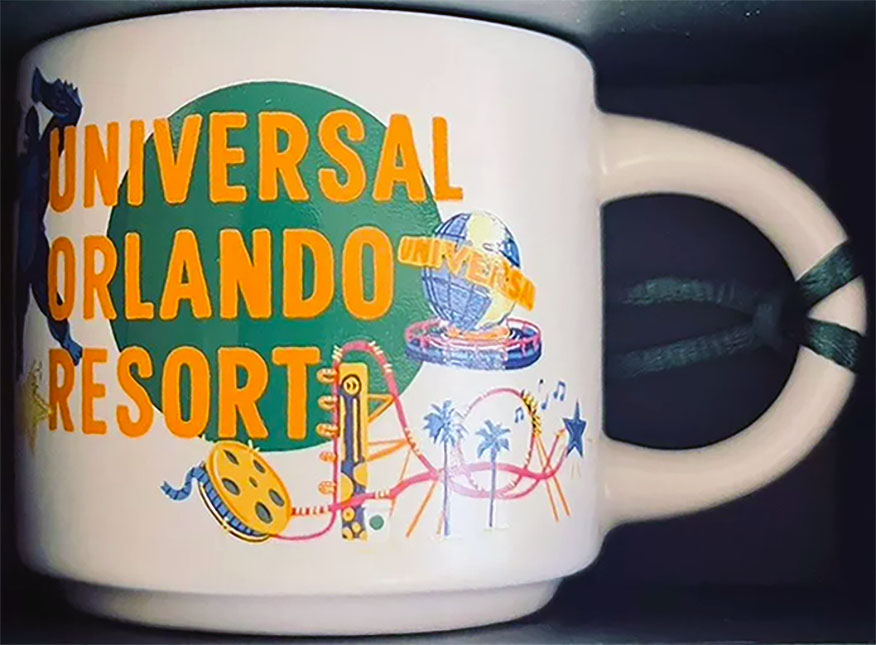 Starbucks Discovery Series Ornament Universal Orlando Resort mug