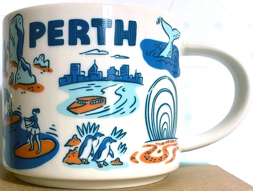 Starbucks Been There Perth mug