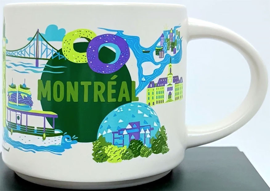 Starbucks Discovery Series Montréal mug