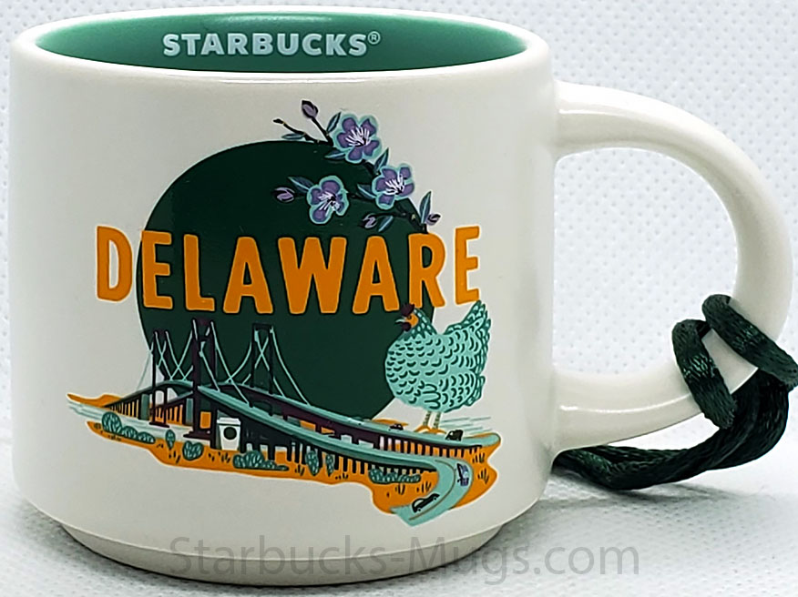 Starbucks Discovery Series Ornament Delaware mug