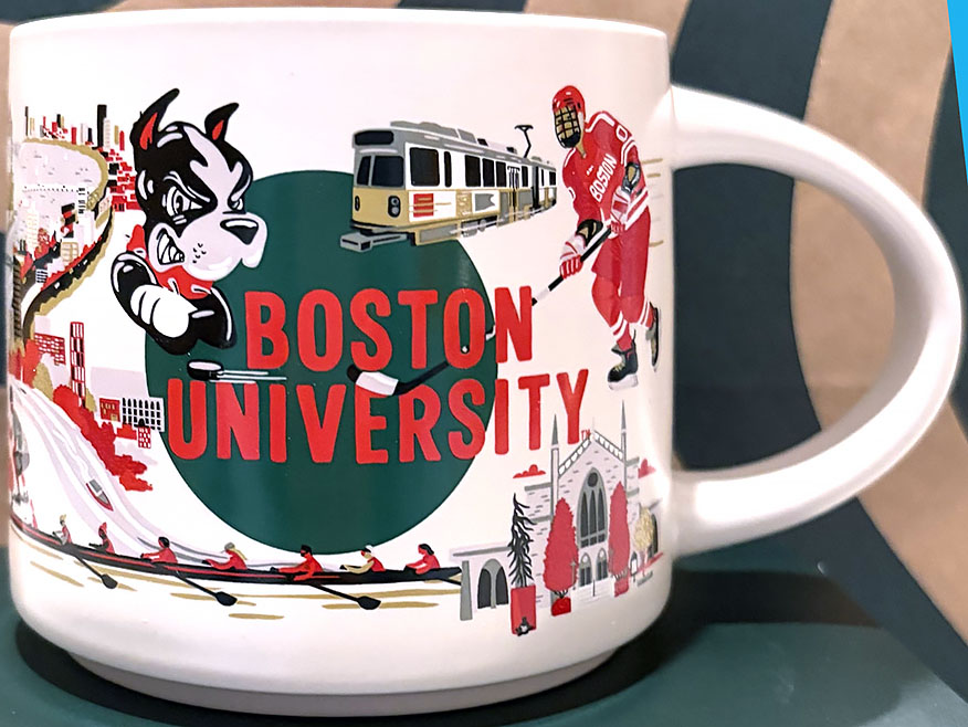 Starbucks Discovery Series Boston University mug
