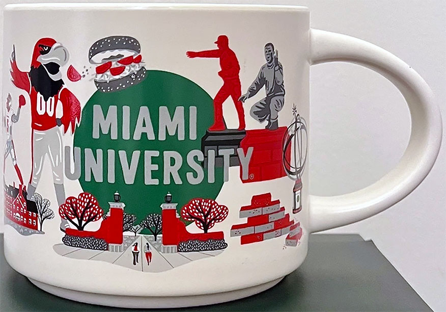 Starbucks Discovery Series Miami University mug